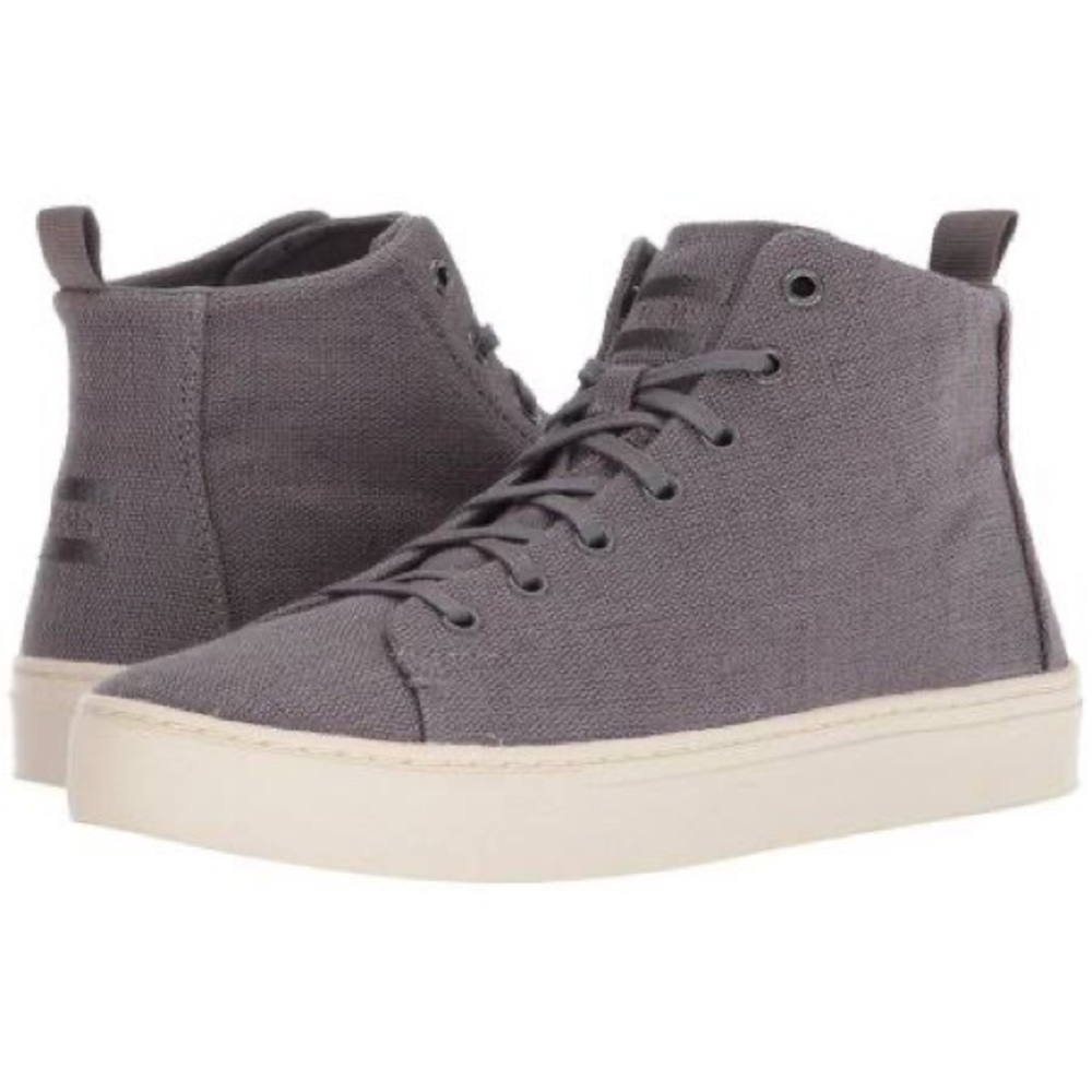 EUC TOMS Lenox Mid Men's Shade Hemp Sneakers
